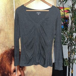 LILLA P gray blouse